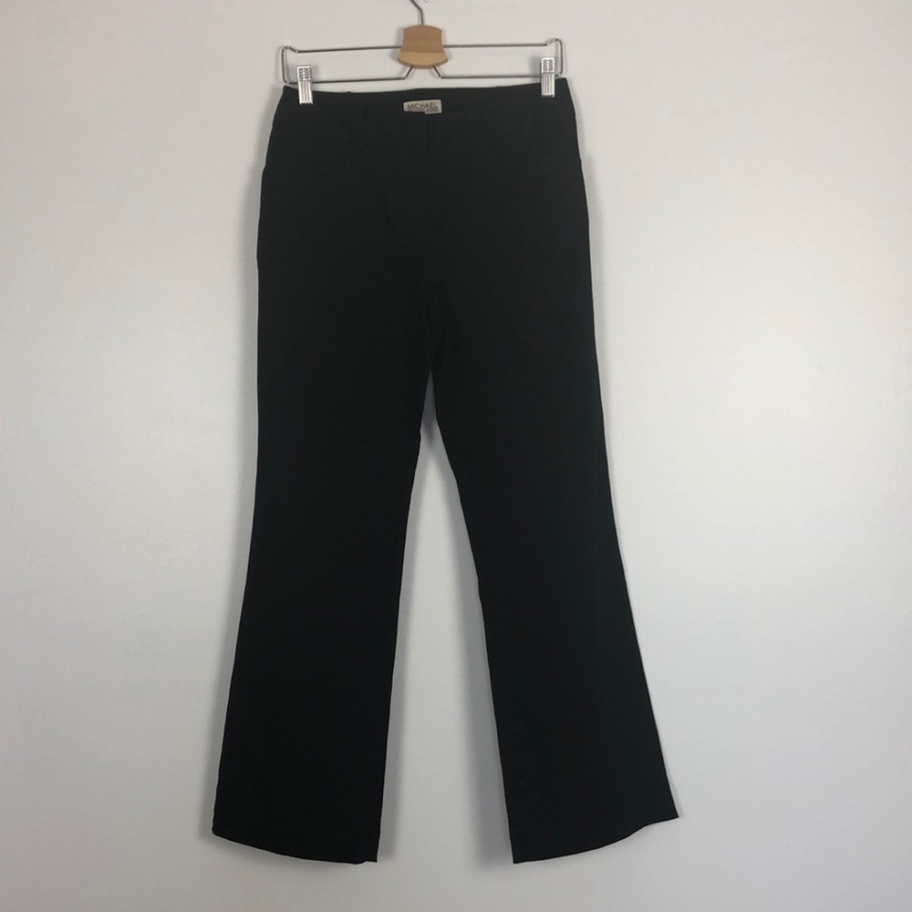 Michael Michael Kors women’s black wide leg pant with 4 pockets. Size 8.